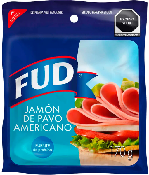 Jamón de pavo americano Fud 170 g