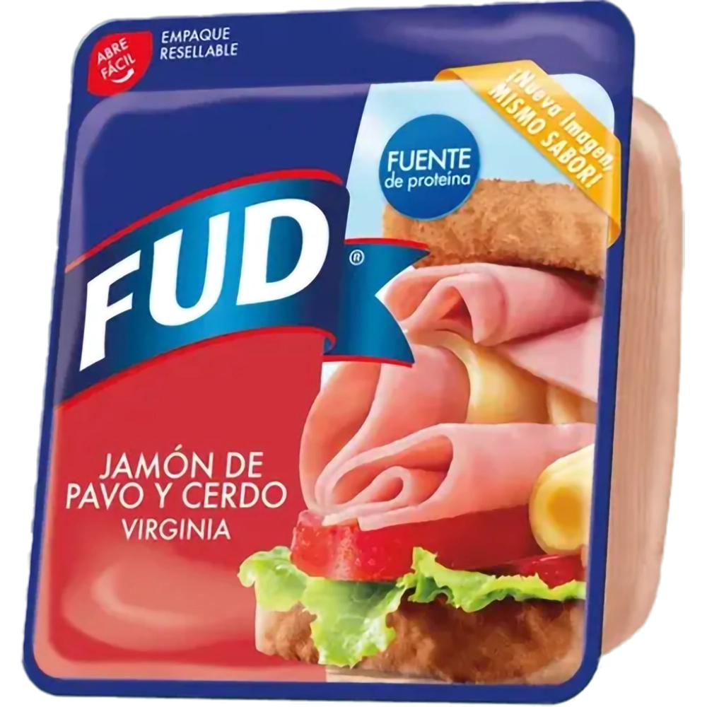 Jamón pavo y cerdo Virginia Fud 290 g