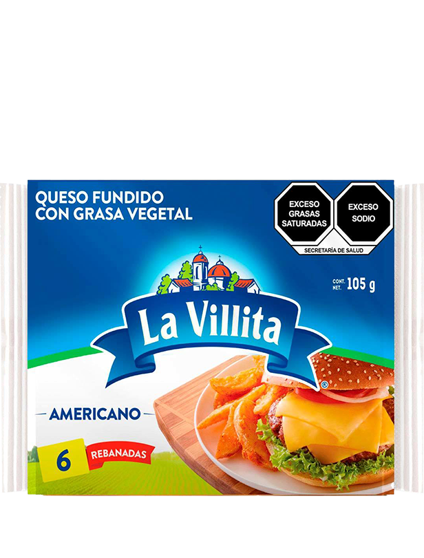 Queso americano La Villita 105 g