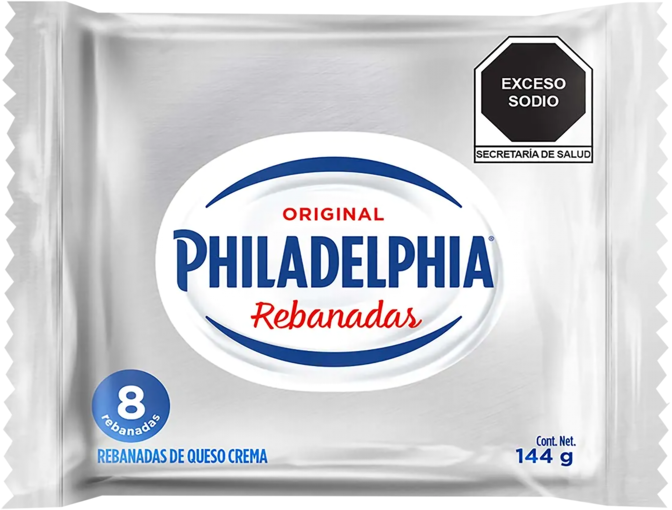 Queso de 8 rebanadas Philadelphia 144 g