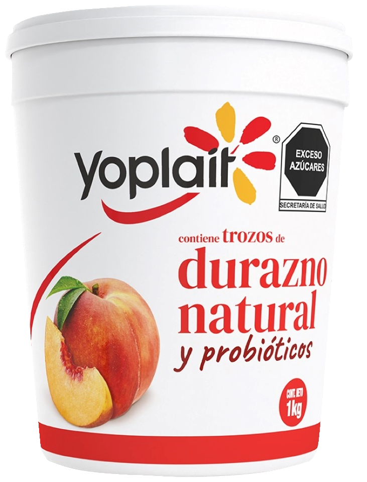 Yoghurt batido durazno Yoplait 1 kg