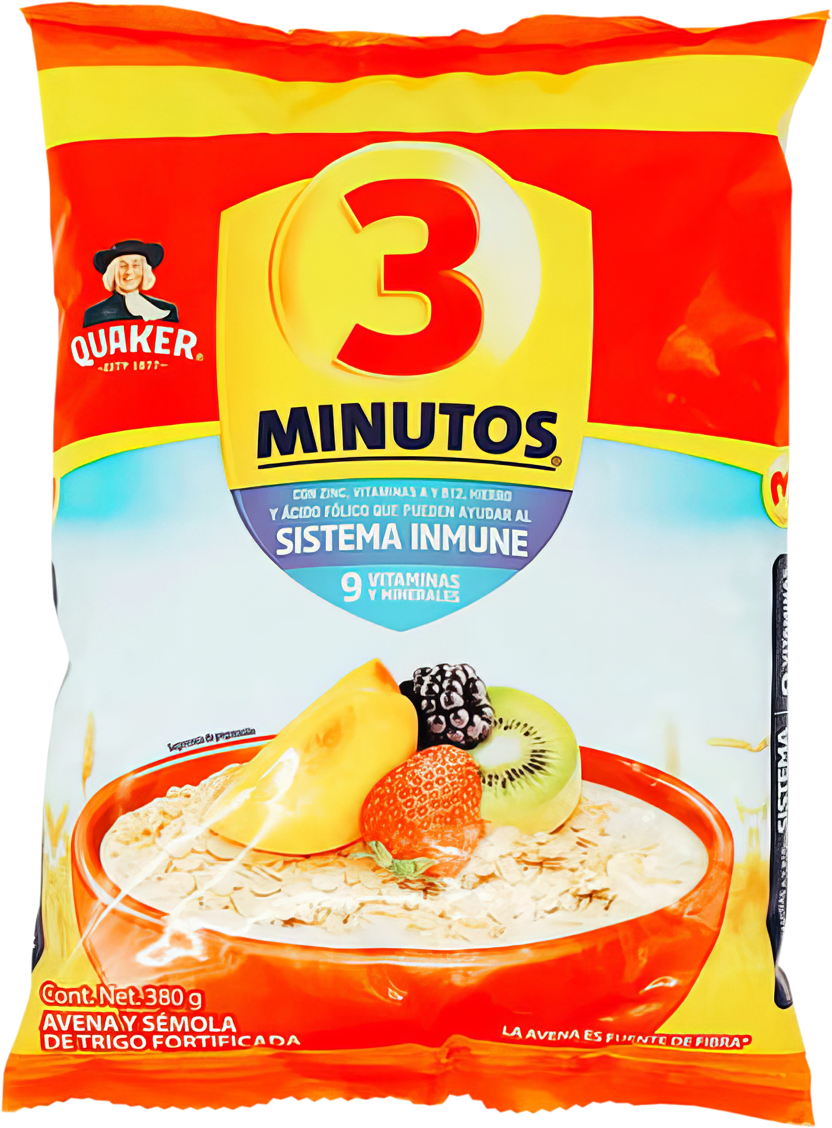 Avena 3 Minutos Quaker 380 g