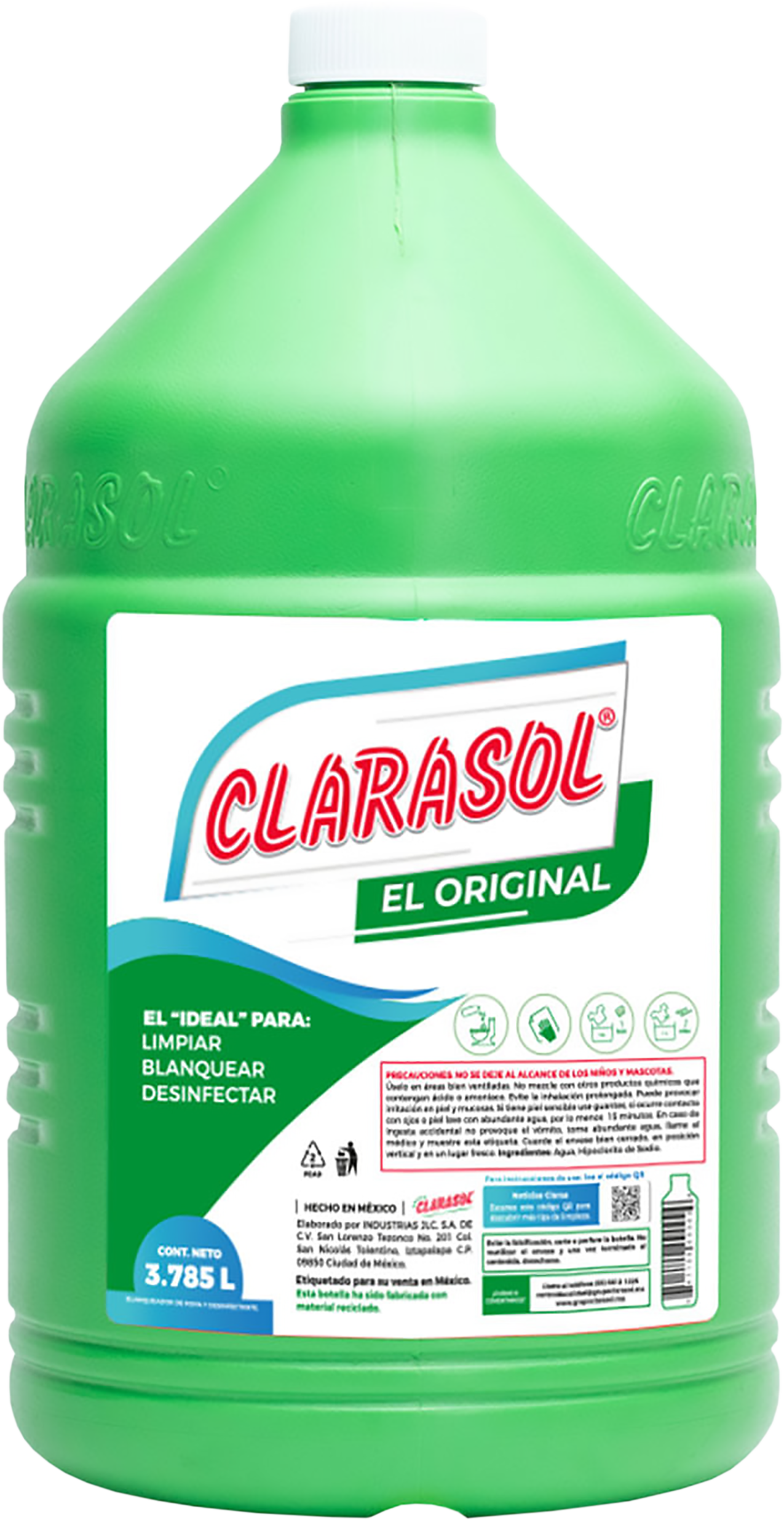Blanqueador Clarasol 3.785 l