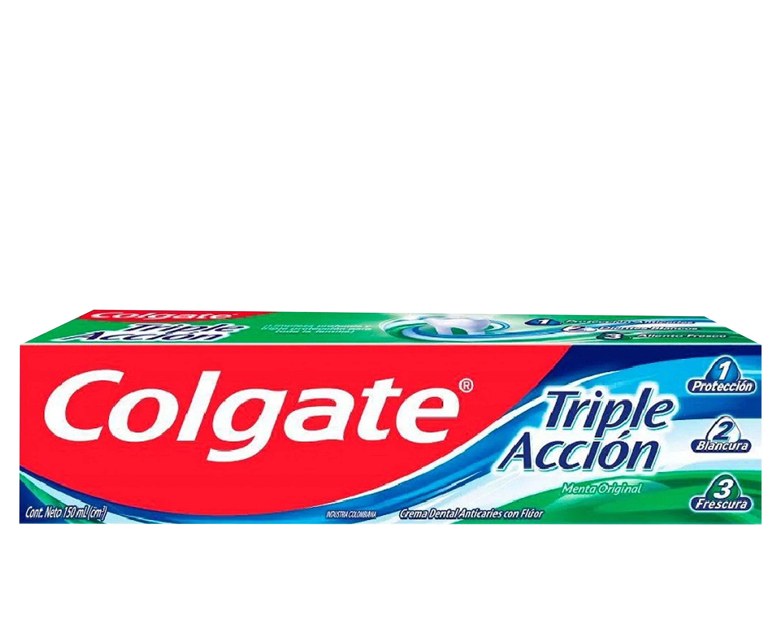 Crema dental triple acción Colgate 150 g