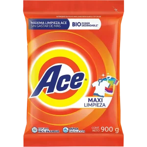Detergente en polvo Ace 900 g
