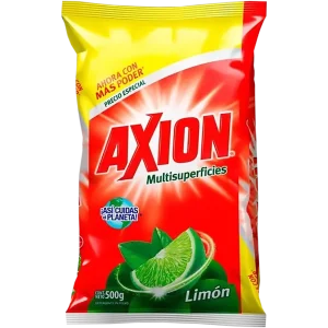 Lavatraste en polvo limón Axión 500 g
