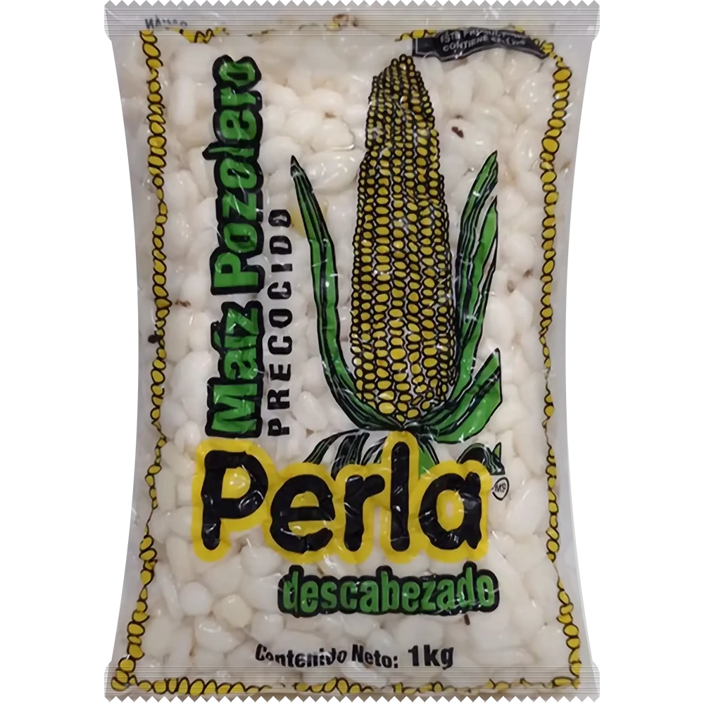 Maíz pozolero alto vacío Perla 1 kg