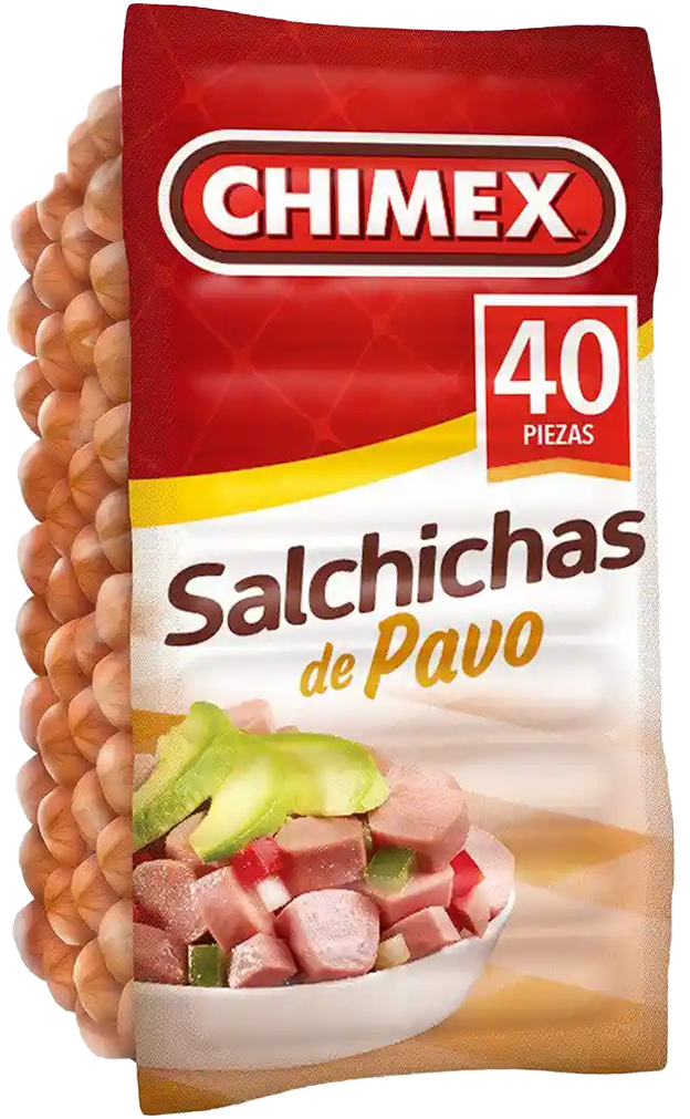 Salchicha de pavo Chimex 1 kg