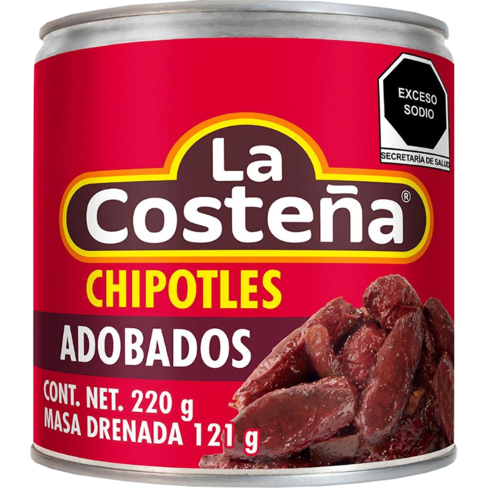 Chiles chipotles adobados La Costeña 220 g