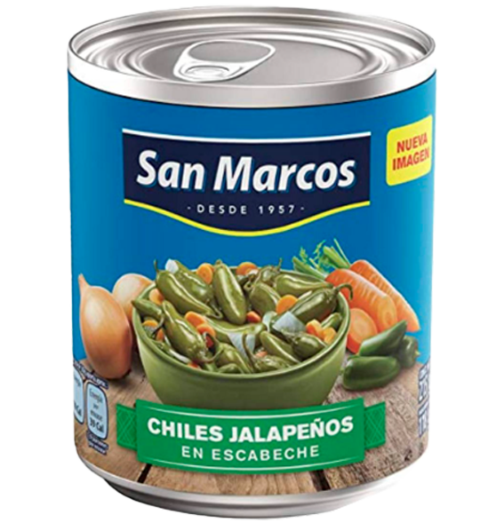 Chiles jalapeños San Marcos 215 g