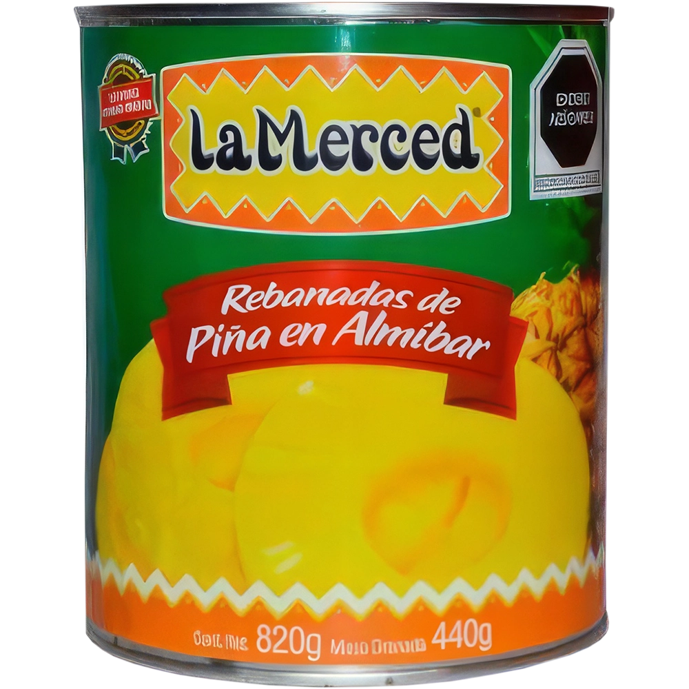 Piña rebanada en almíbar La Merced 850 g