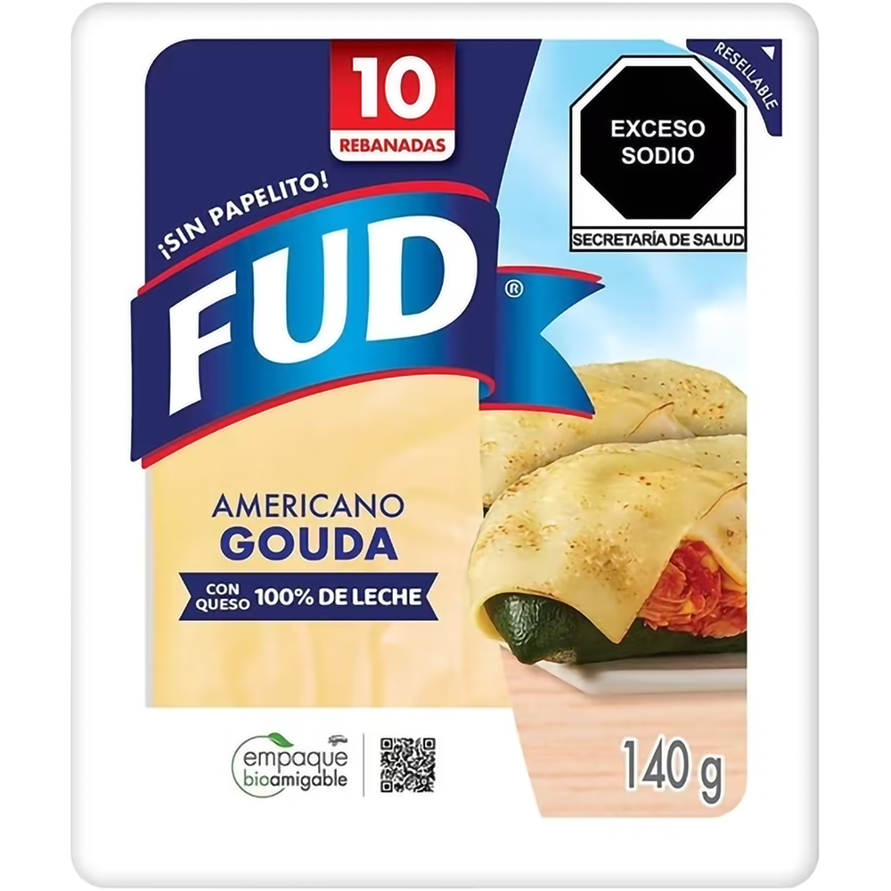 Queso americano gouda Fud 140 g