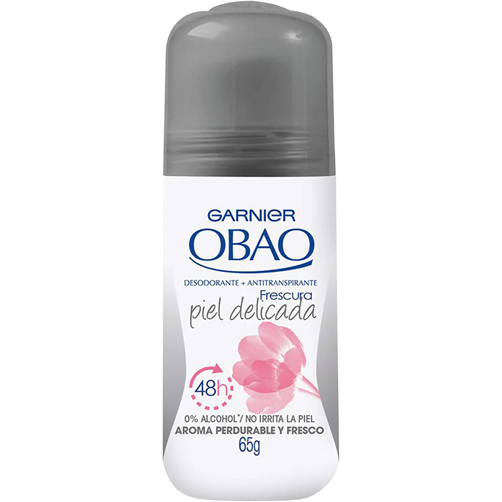 Desodorante roll on mujer piel delicada Obao 65 g